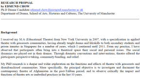 PhD Proposal (15 Mar 2012)